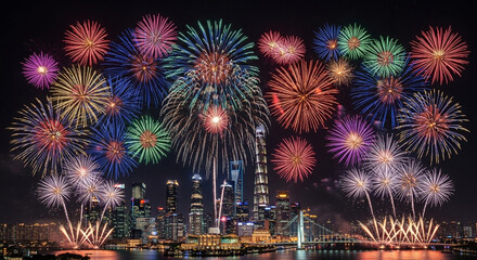 Stunning pink lotus flower with dynamic water splash, symbolizing purity and spiritual awakening