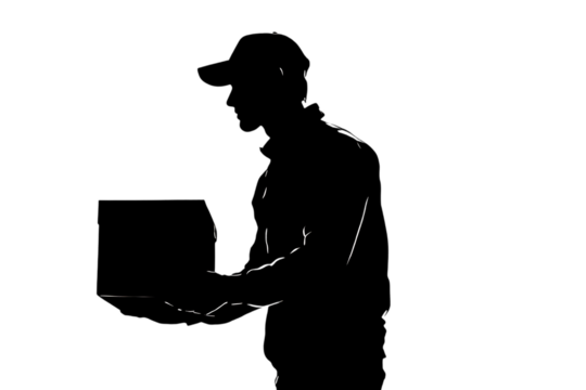 Elegant abstract line art silhouette of a person in motion, conveying dynamism and artistic expression, perfect for modern design projects.