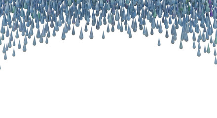 Naklejka premium Abstract Blue Raindrop Pattern