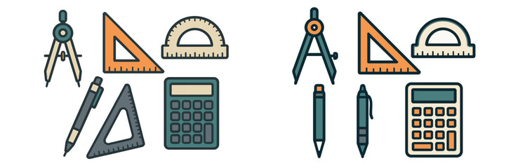 Tools for learning mathematics and geometry used in classrooms and education settings