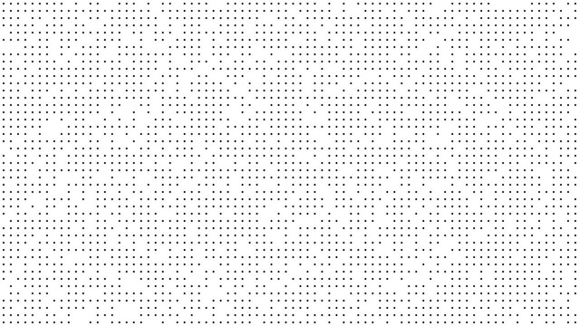 Abstract digital pattern of binary code and dots creating a textured background
