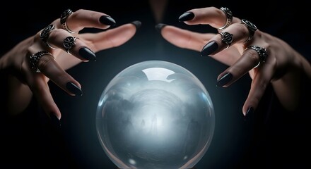 woman with crystalball