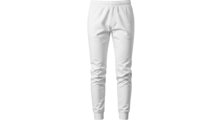 White Culottes Elastic Waistband Casual Style