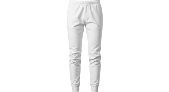 White Culottes Elastic Waistband Casual Style