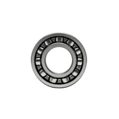Precision machinery component showcased a ball bearing essential for rotating mechanical assemblies