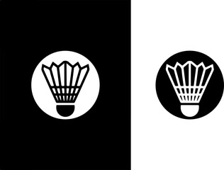 Badminton Champions Logo – Shuttlecock and Rackets Emblem