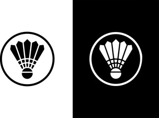 Badminton Champions Logo – Shuttlecock and Rackets Emblem