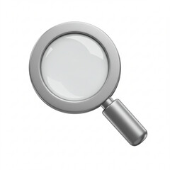 3d illustration of magnifying glass