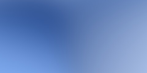 Fototapeta premium A gradient of blue hues transitions smoothly from a deep, rich azure to a lighter, almost periwinkle shade creating a serene and expansive atmosphere.