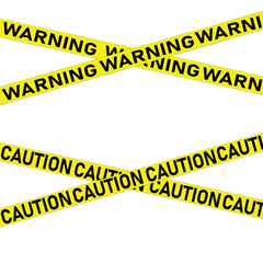 vector illustration of warning and caution 