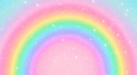 Pastel Rainbow Background Image.