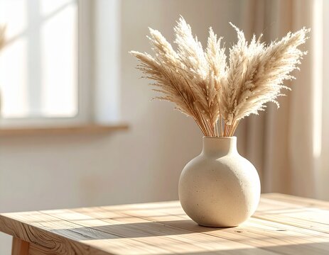 wheat in a vase