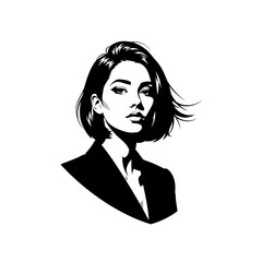 young woman with a cigarette