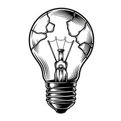 light bulb vector illustration