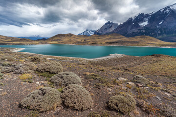 Nice view of Torres Del Paine National Park, Chile.