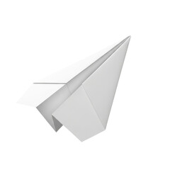 Naklejka premium Conceptual paper airplane soaring through imagination boundless flight and freedom symbolic journey