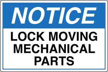115 NOTICE Lock Moving Mechan...