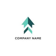 Modern Arrow Logo Design for Business Growth and Success.