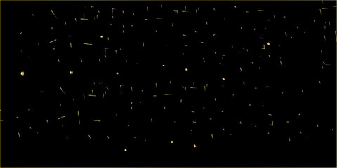 Scattered light streaks and squares on a dark background creating an abstract visual pattern design.