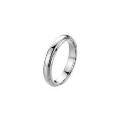 Elegant band ring with refined contours symbolizing commitment and everlasting bond of love