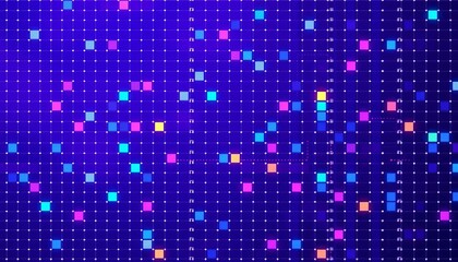 Abstract digital grid background, squares pattern, geometric texture, technology, network,  modern design,  lines