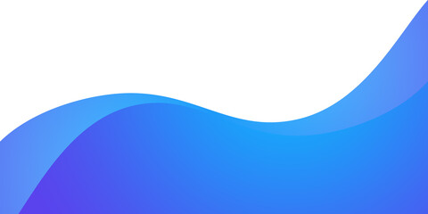 Abstract illustration background of curved waves in a blue gradient.