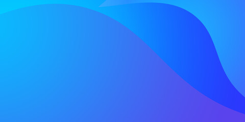 Abstract illustration background of curved waves in a blue gradient.