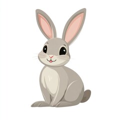 Fototapeta premium A bunny illustration animal rabbit.