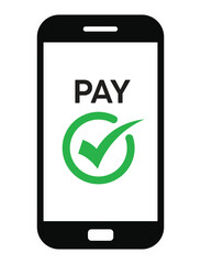 Vector illustration of a smartphone with 