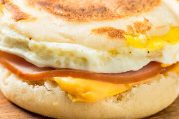 Homemade English Egg Muffin Sandwich