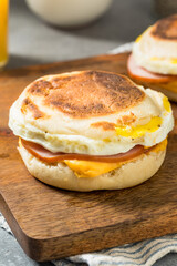 Homemade English Egg Muffin Sandwich
