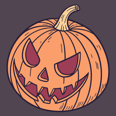 halloween pumpkin vector