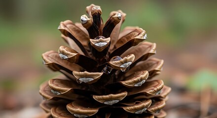 Closeup of a Pine Cone.
