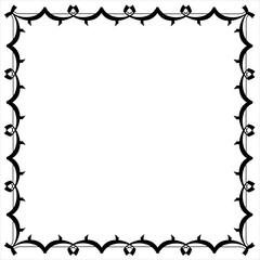 Vector Frame &ndash; Elegant Black Vector Border, SVG