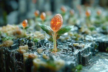 Close-up of a flower on table
