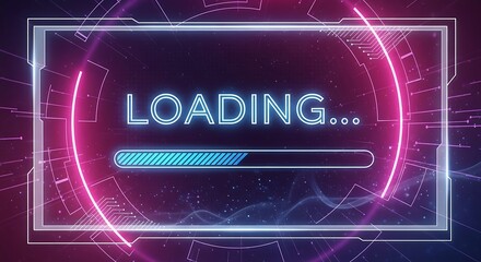 Loading Screen Graphic Design.