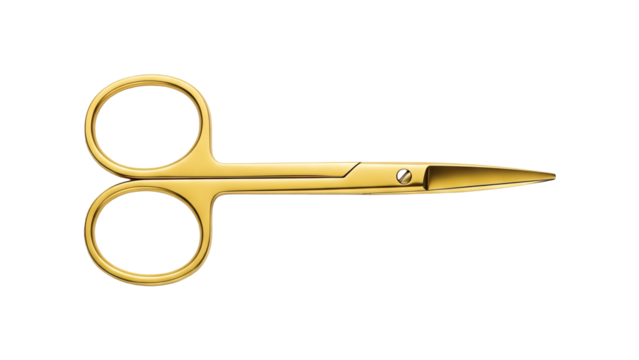 scissors isolated on transparent