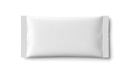 Blank White Packet Packaging.