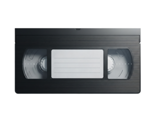 video cassette isolated on transparent background