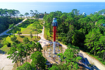 Crooked River Lighthouse Carrabelle Florida on the Forgotten Gulf Coast  Panhandle 09.15.2025 © Dennis MacDonald