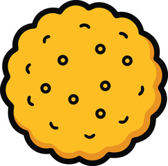  biscuit vector clipart transparent background