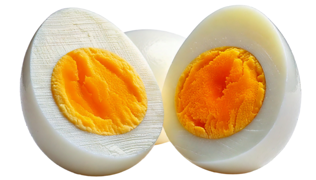  hard-boiled egg, withe background
