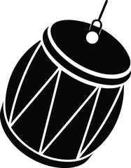 black and white drum