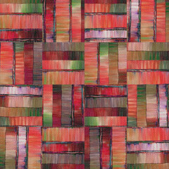 Abstract seamless  colorful geometric wallpaper pattern