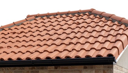 Fototapeta premium Roof tiles close-up view
