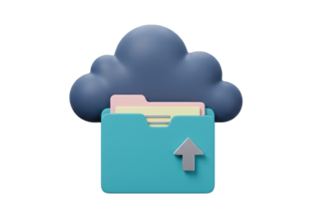 Isolated cloud storage for data backup and file sharing, upload files to the network