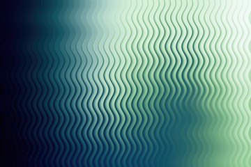 Wavy vertical lines with a gradient from dark blue to light green, abstract background texture