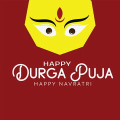  Durga Puja and Happy navratri  vector 2025