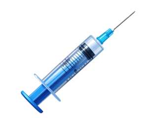 Disposable Syringe with Protective Cap Illustration, Transparent PNG