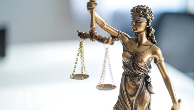 Bronze statue of Lady Justice (1)